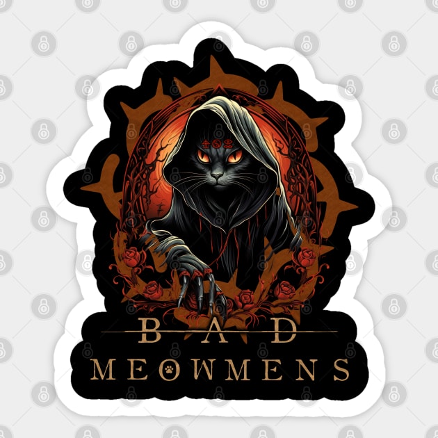 Bad Meowmens Sticker by Riot! Sticker Co.